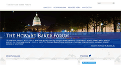 Desktop Screenshot of howardbakerforum.org